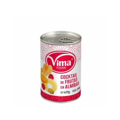 Cocktail de frutas en almíbar