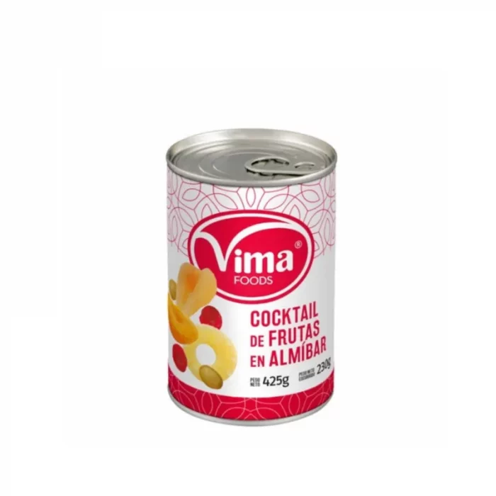 Cocktail de frutas en almíbar