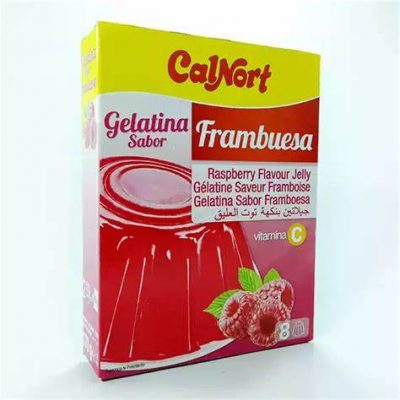 Gelatina sabor frambuesa 2 ×85gr