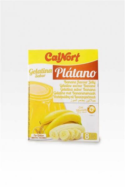 Gelatina sabor plátano CalNort 2×85gr