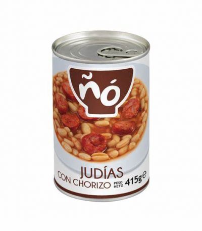 Judías con chorizo  415gr