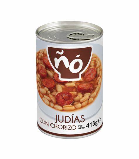 Judías con chorizo  415gr
