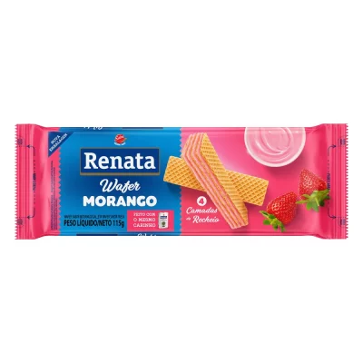 Wafer de fresa 115 gramos
