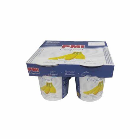 Yogurt de plátano PMI 4 unidades